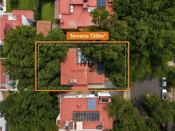 Terreno en venta en Virreyes Lomas de Chapultepec Av Prado Sur