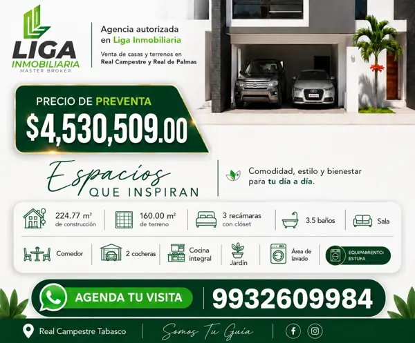 Casa en venta en Real Campestre, Nacajuca — foto 2 de 2