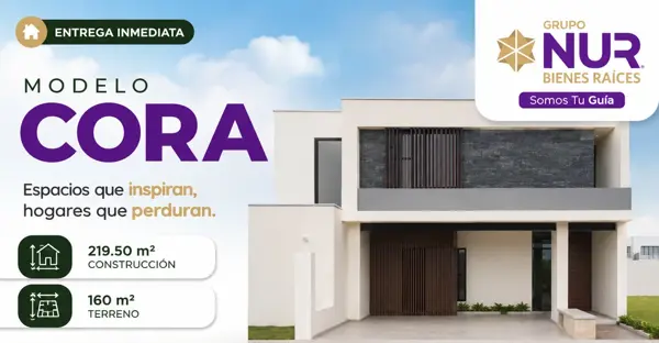 CASA EN VENTA MODELO CORA REAL CAMPESTRE