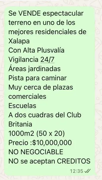 Terreno en venta en Acueducto Animas, Xalapa — foto 3 de 6