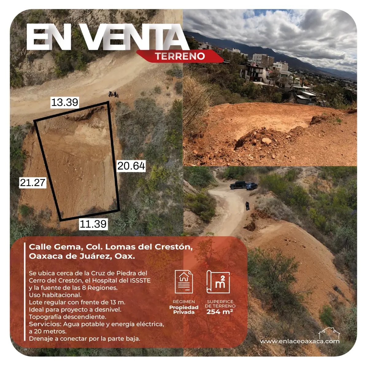 Terreno en venta en Lomas del Creston, Oaxaca de Juárez — foto 1 de 4