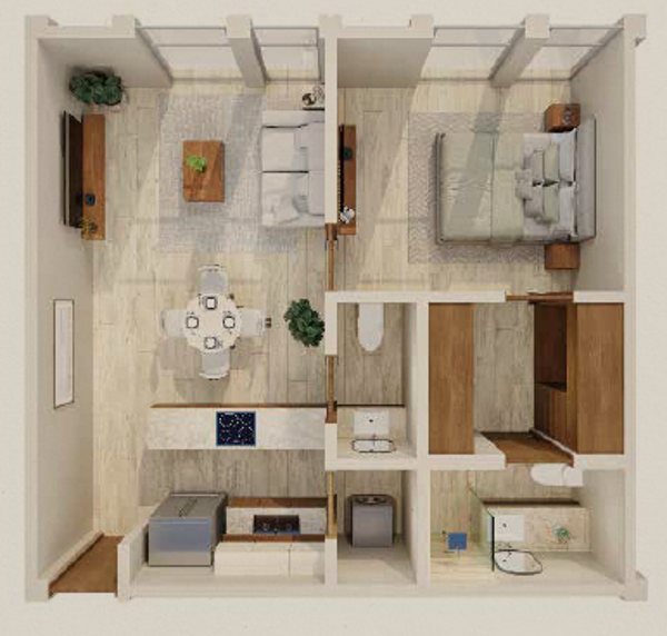 Departamento en venta en Temozon Norte, Mérida — foto 3 de 11