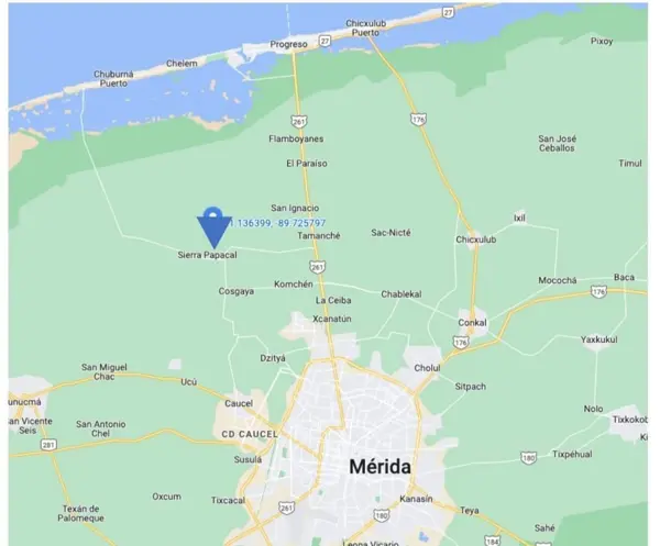 Terreno en venta en Sierra Papacal, Mérida — foto 2 de 3