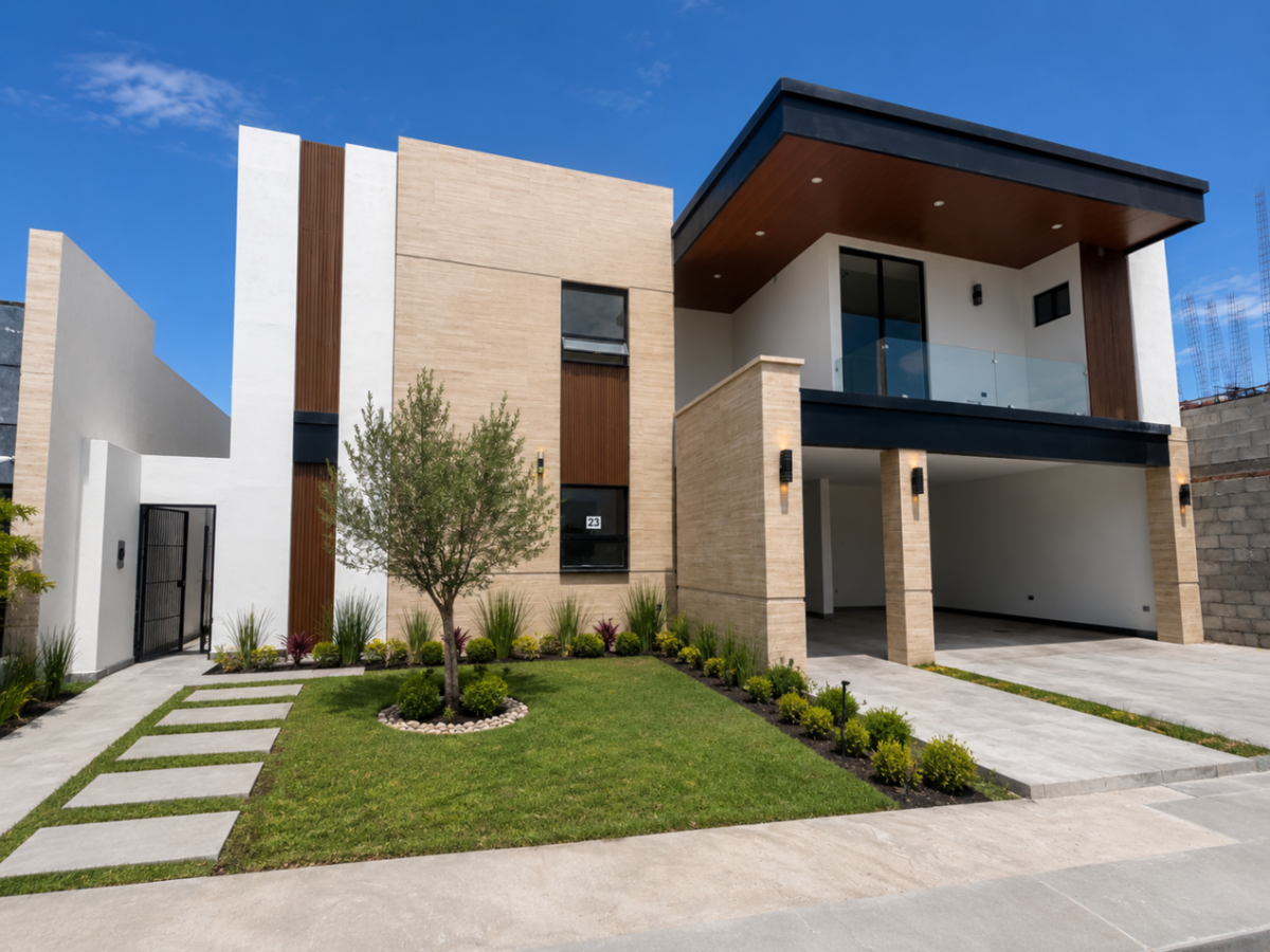 Casa en venta en Villas del Cardenchal con recámara en planta baja y área social con alberca Casa en venta en Villas del Cardenchal con recámara en planta baja y área social con alberca