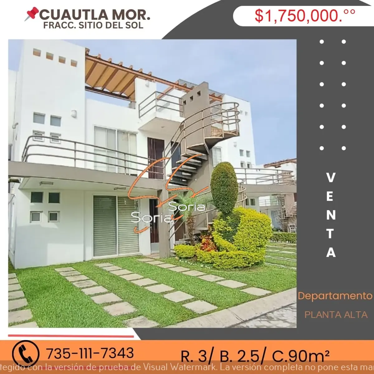 Departamento en venta en Sitio del Sol, Cuautla — foto 1 de 24