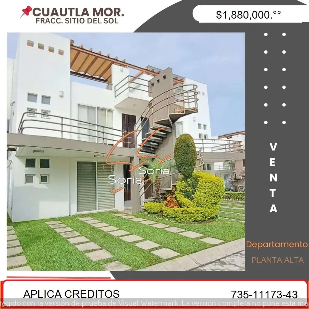 Departamento en venta en Sitio del Sol, Cuautla — foto 1 de 14