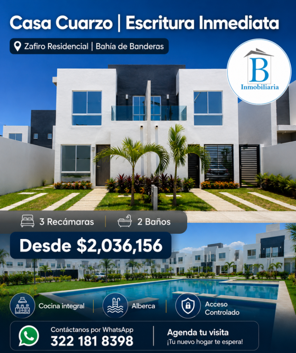 Casa en venta en Altavela, Bahía de Banderas — foto 1 de 9