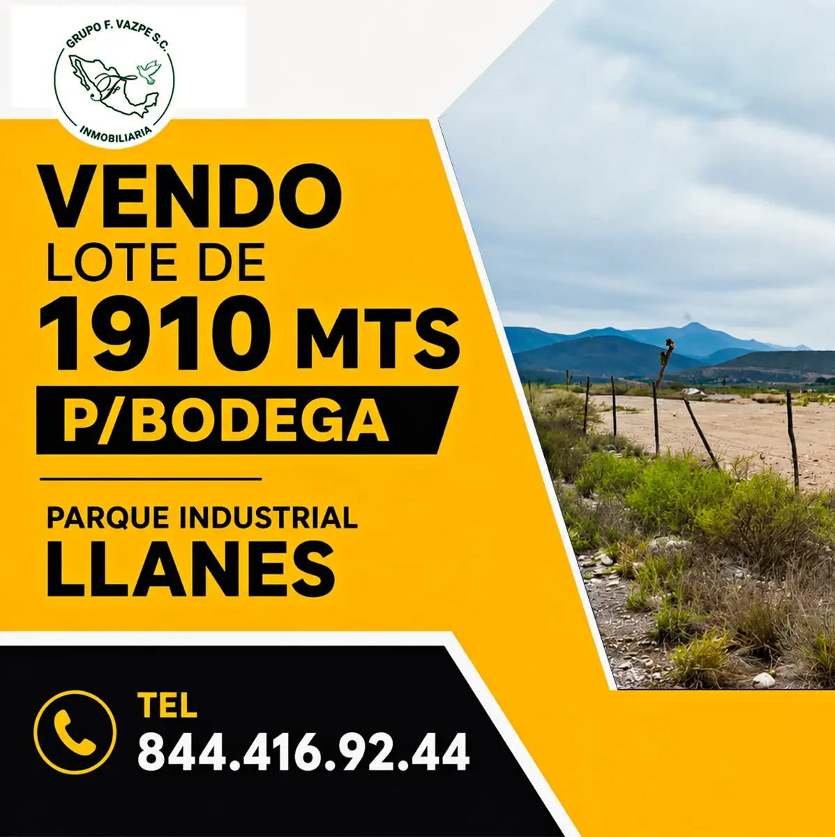 Terreno en venta en Parque Industrial Fundadores, Arteaga
