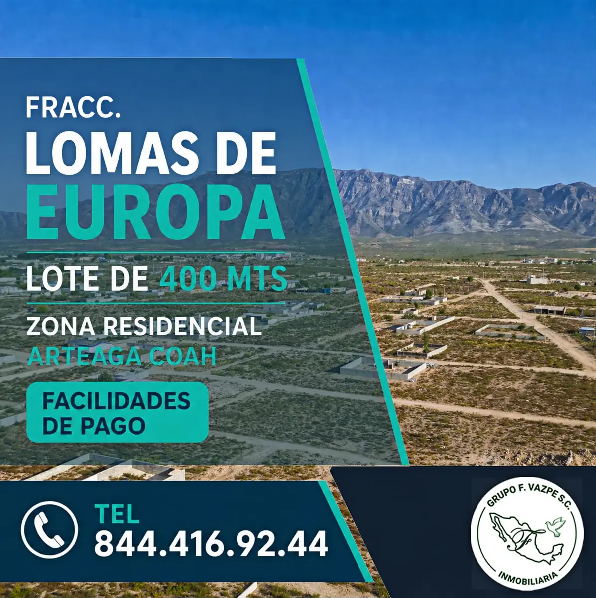 Terreno en venta en Los Llanos, Arteaga