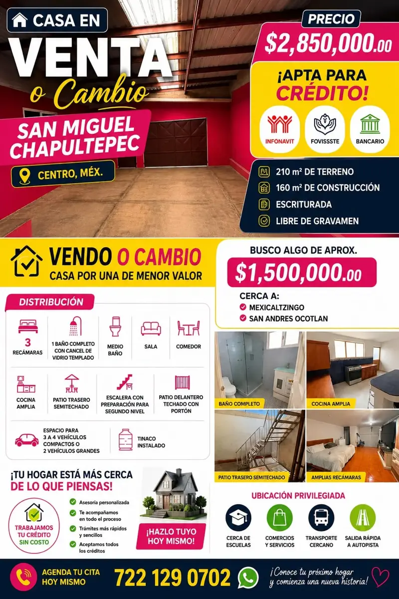 Casa en venta en Chapultepec, Chapultepec