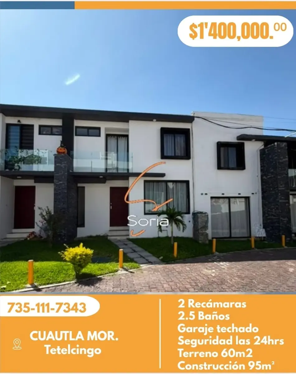 Casa en venta en Tetelcingo, Cuautla — foto 1 de 21