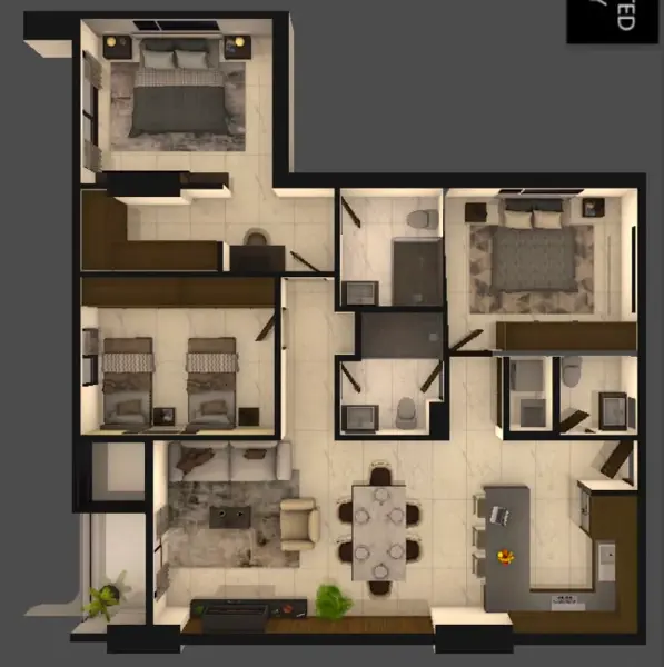 Departamento en venta en Las Cumbres, Saltillo — foto 2 de 13