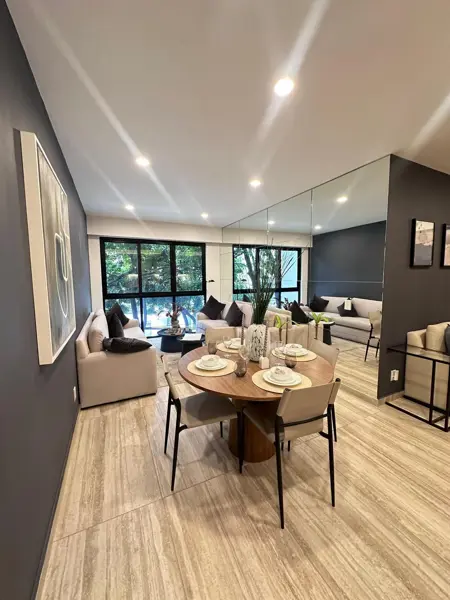 Se vende departamento con balcón en Av. Coyoacán, Acacias.