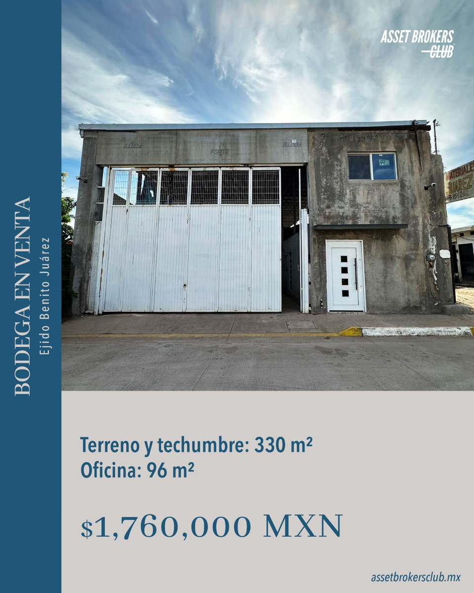 Bodega en venta en Benito Juárez, Ahome — foto 1 de 5