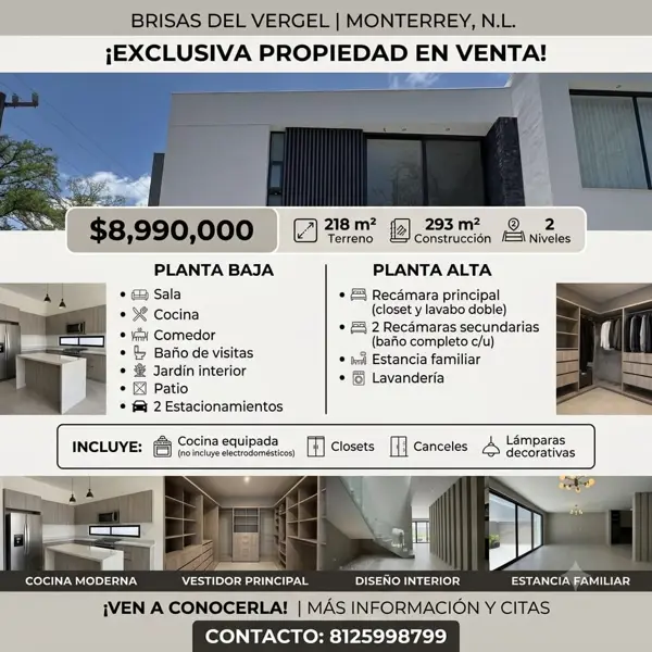 Casa en Venta en Monterrery, Carretera Nacional: Exclusiva Comunidad Privada con Amplias Comodidades