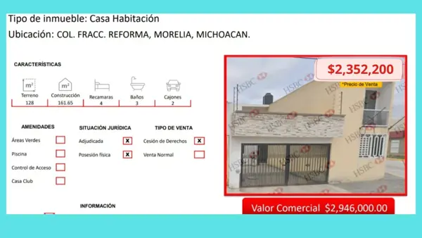 Casa en venta en Reforma, Morelia — foto 3 de 11