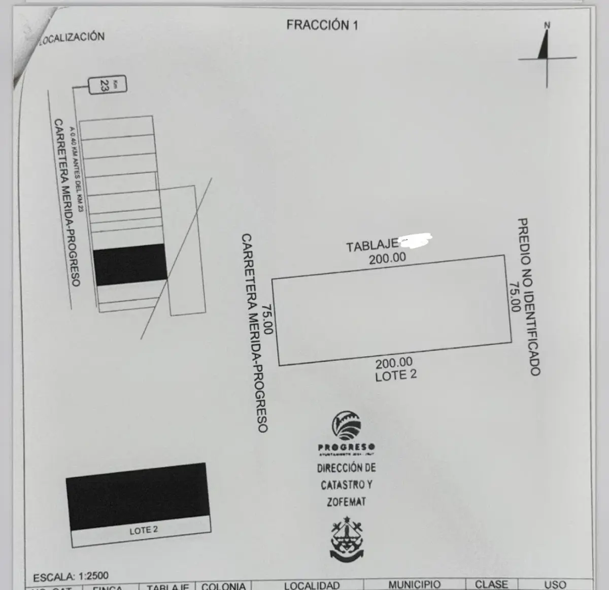 Terreno en venta en San Ignacio, Progreso — foto 1 de 3