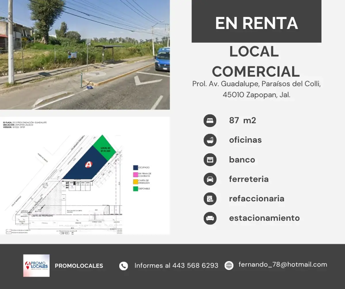 Local en renta en Paraisos del Colli, Zapopan — foto 1 de 3