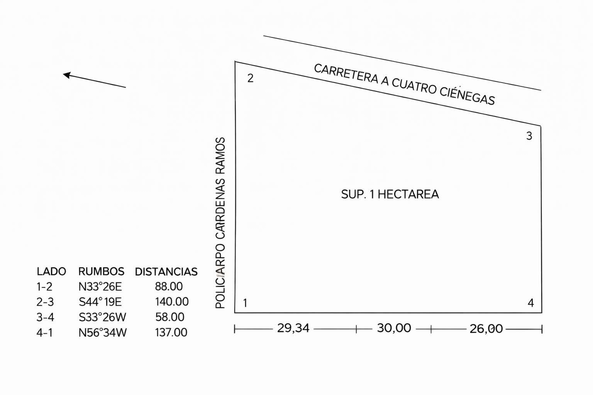 Terreno en venta en Aeropuerto, Frontera — foto 1 de 3