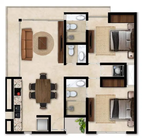 Departamento en venta en Santa María Yaxché, Mérida — foto 2 de 13