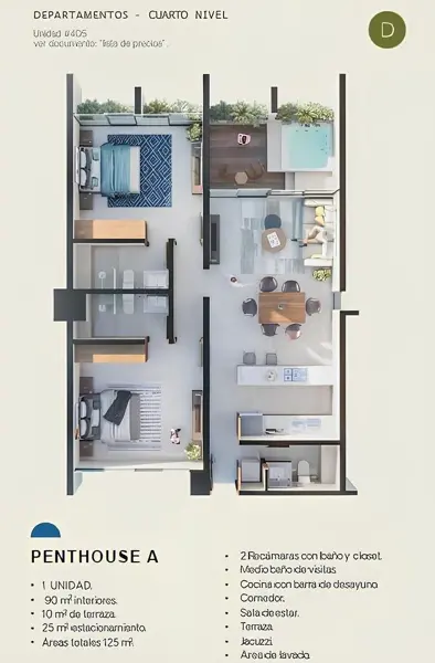 Departamento en venta en Mexico Norte, Mérida — foto 3 de 22