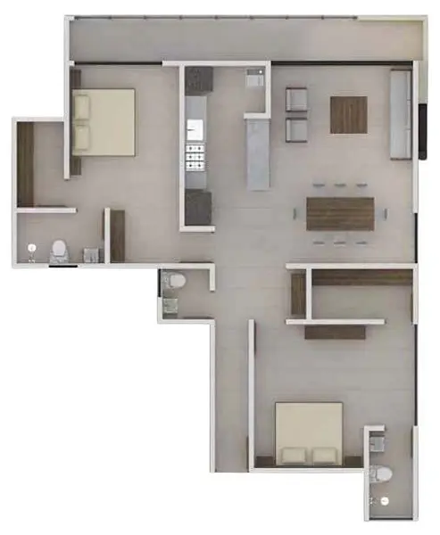 Departamento en venta en Montebello, Mérida — foto 2 de 17