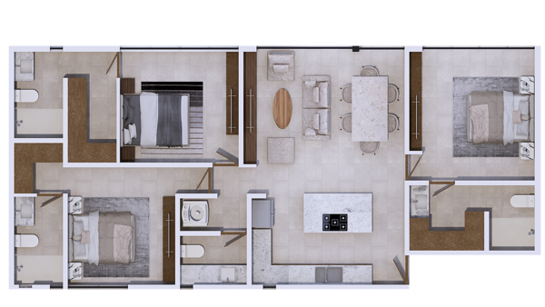 Departamento en venta en Santa Gertrudis Copo, Mérida — foto 2 de 16