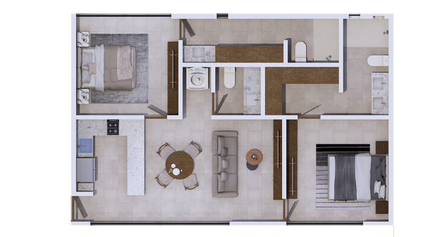 Departamento en venta en Santa Gertrudis Copo, Mérida — foto 2 de 16