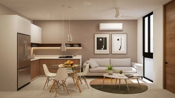Departamento en venta en Cholul, Mérida — foto 3 de 14