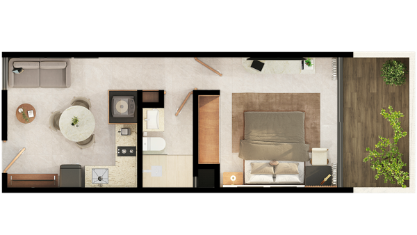 Departamento en venta en Conkal, Conkal — foto 2 de 13