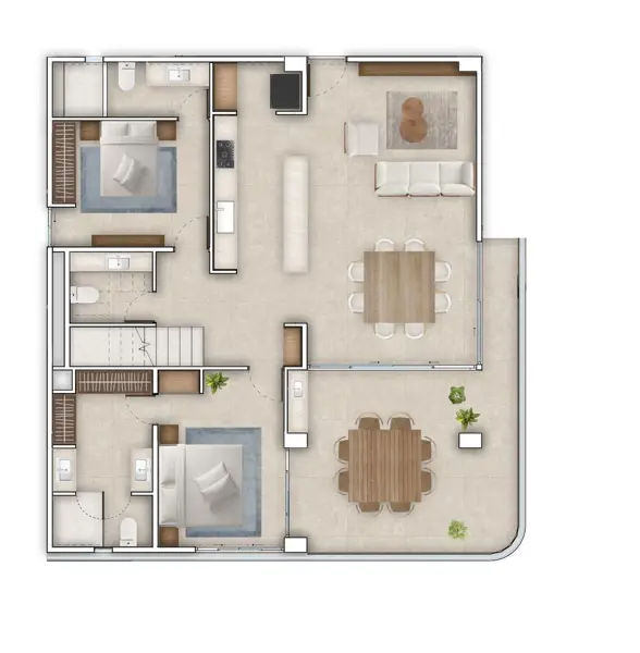Departamento en venta en San Benito, Dzemul — foto 2 de 15