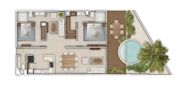 Departamento en venta en San Benito, Dzemul — foto 2 de 15