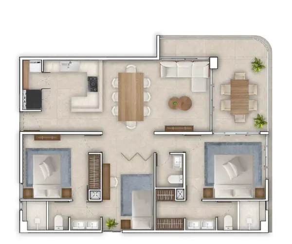 Departamento en venta en San Benito, Dzemul — foto 2 de 14