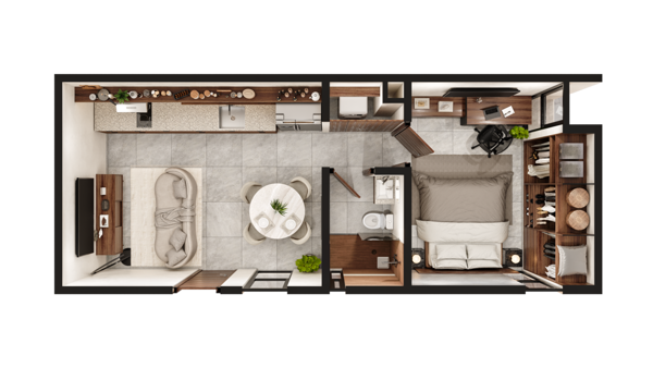 Departamento en venta en Santa Rita Cholul, Mérida — foto 2 de 13