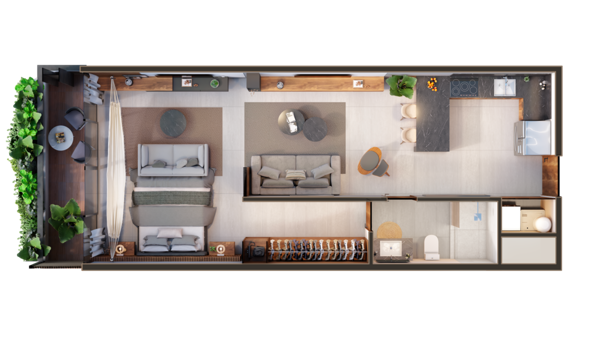Departamento en venta en Campestre, Mérida — foto 2 de 24