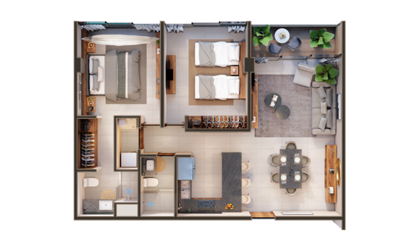Departamento en venta en Campestre, Mérida — foto 2 de 22