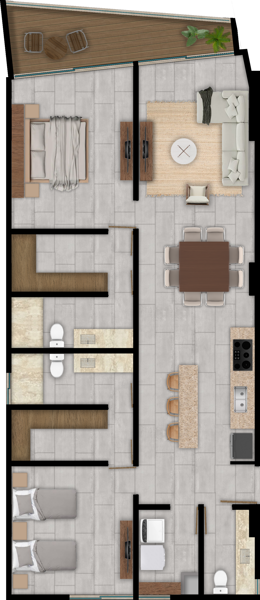 Departamento en venta en Chicxulub Puerto, Progreso — foto 2 de 22