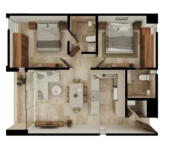 Departamento en venta en Dzibilchaltún, Mérida — foto 2 de 36