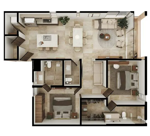 Departamento en venta en Dzibilchaltún, Mérida — foto 2 de 37