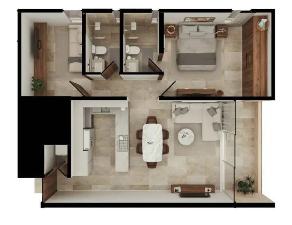 Departamento en venta en Dzibilchaltún, Mérida — foto 2 de 37