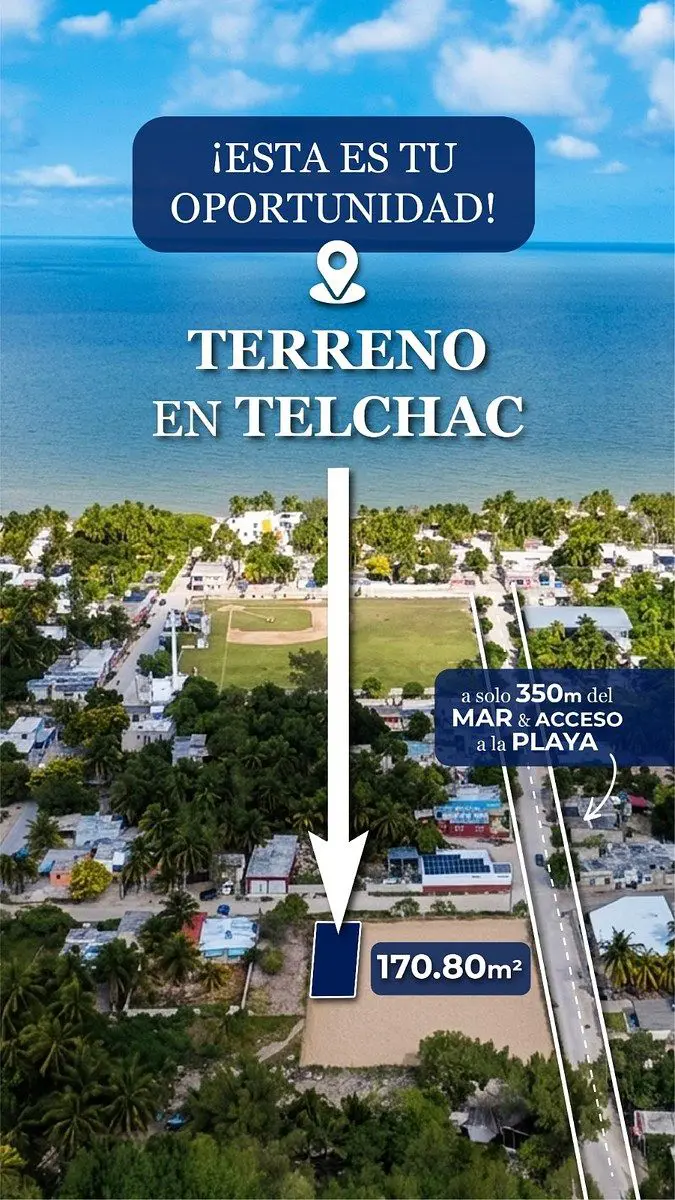 Terreno en venta en Telchac Puerto, Telchac Puerto — foto 1 de 14