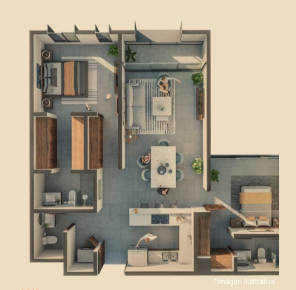 Departamento en venta en Montebello, Mérida — foto 2 de 15