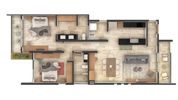 Departamento en venta en Temozon Norte, Mérida — foto 3 de 41