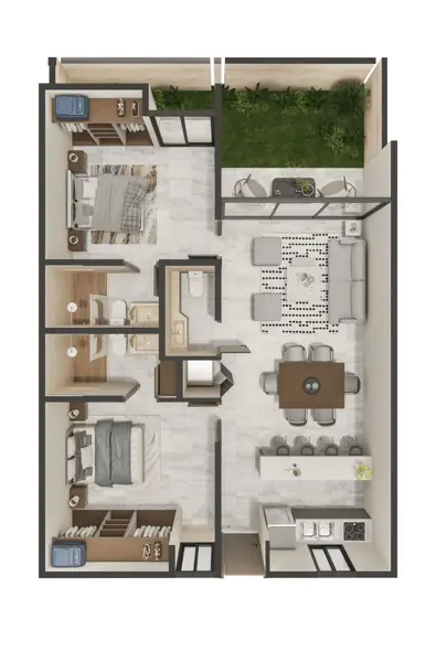 Departamento en venta en Temozon Norte, Mérida — foto 3 de 17