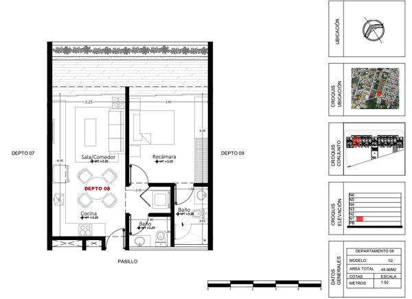 Departamento en venta en Monte Alban, Mérida — foto 3 de 17