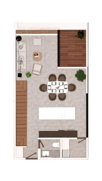 Departamento en venta en Temozon Norte, Mérida — foto 2 de 25