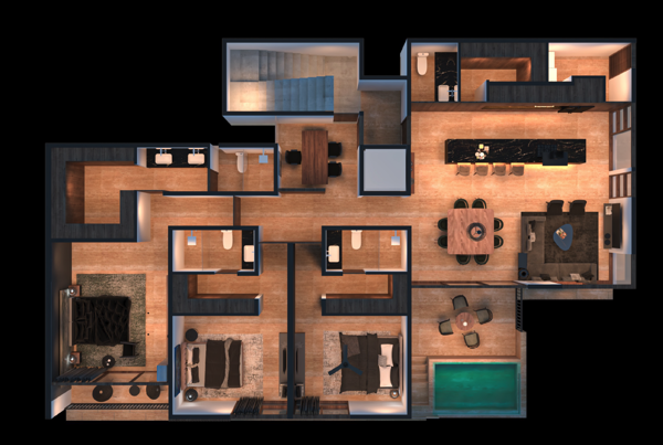 Departamento en venta en Montes de Ame, Mérida — foto 2 de 8