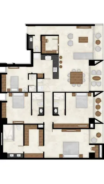 Departamento en venta en Santa Gertrudis Copo, Mérida — foto 2 de 43
