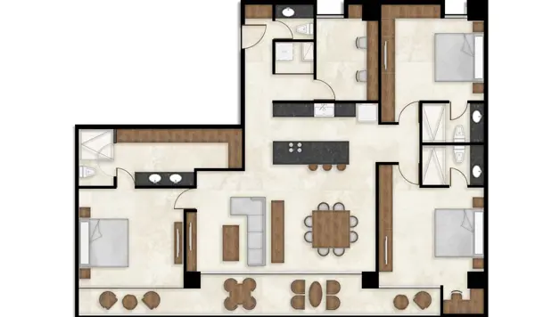 Departamento en venta en Santa Gertrudis Copo, Mérida — foto 2 de 43