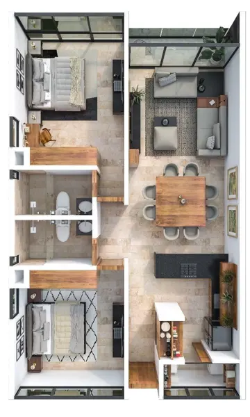Departamento en venta en Santa Gertrudis Copo, Mérida — foto 3 de 30